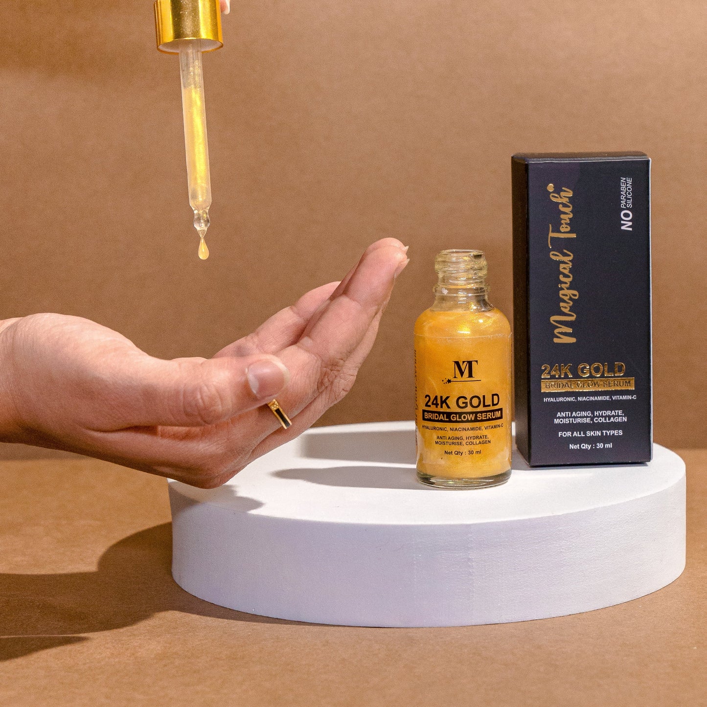 24K GOLD BRIDAL GLOW SERUM SERUM magicaltouch