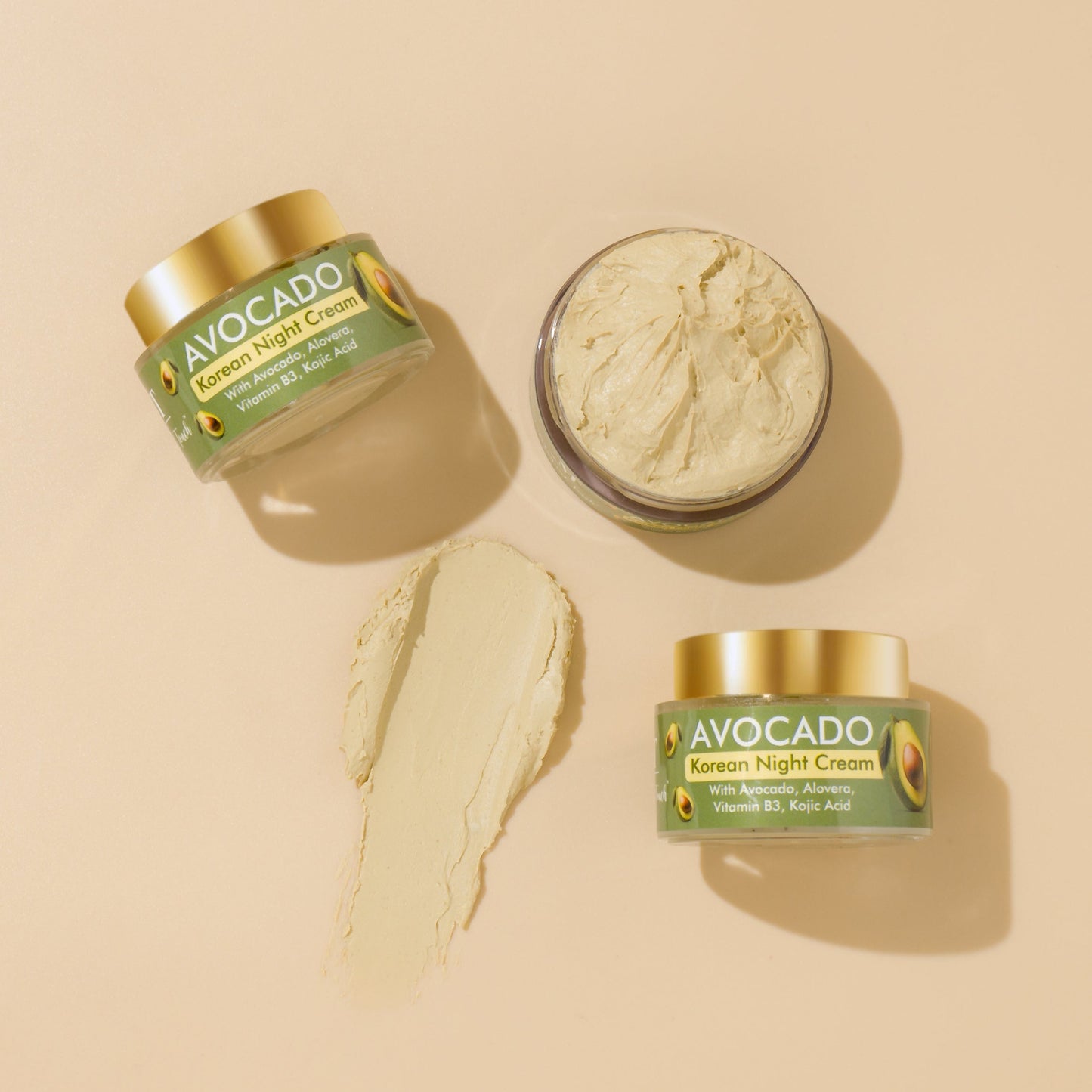 Magical Touch Korean Avocado Beauty Night Cream | Skin Repair & Anti-Aging Formula | For Healthy Radiance Overnight | 50 gms