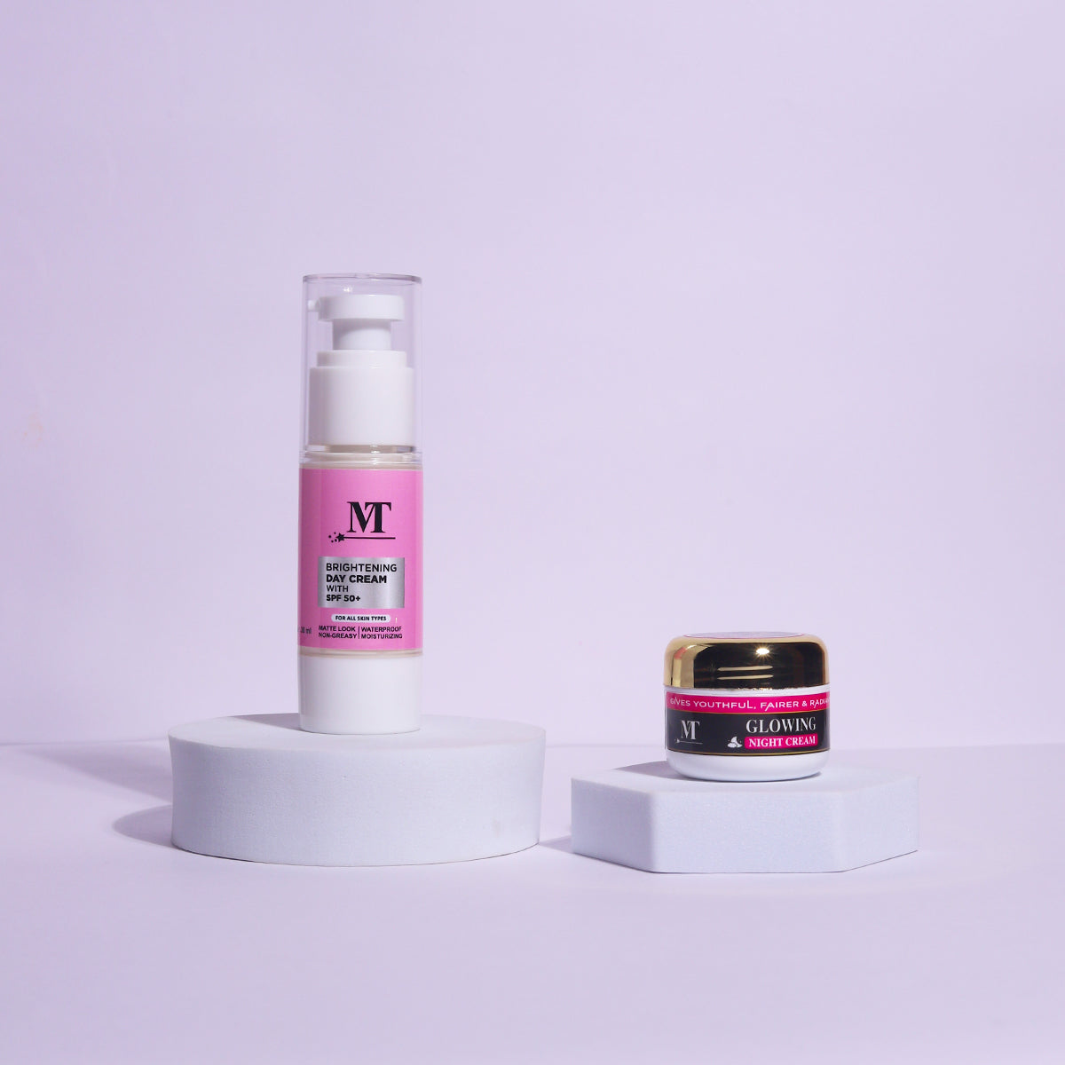 GLOW & BRIGHT COMBO (Glowing Night cream + Brightening Day Cream Spf 50+)