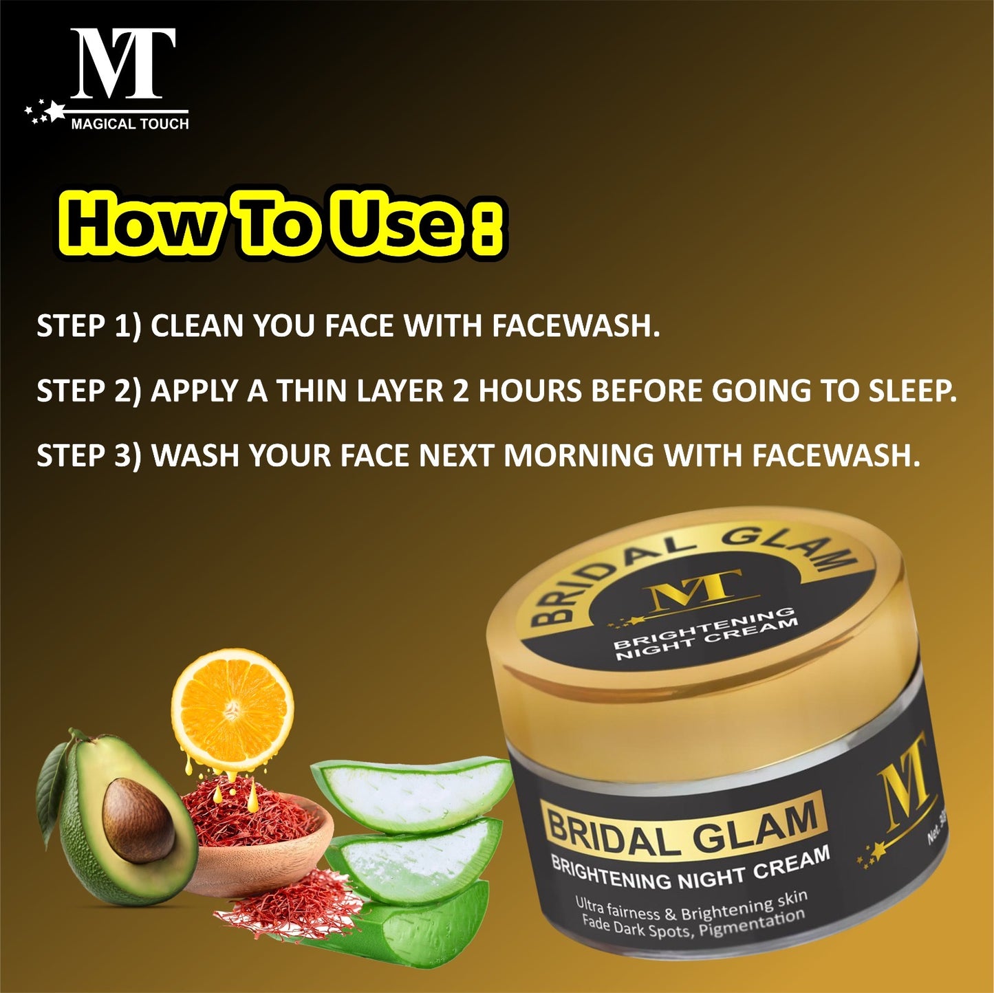 BRIDAL GLAM BRIGHTENING NIGHT CREAM & ๐๐
๐ซ๐๐ ๐๐ฎ๐ซ๐ฉ๐ซ๐ข๐ฌ๐ ๐๐ข๐๐ญ๐