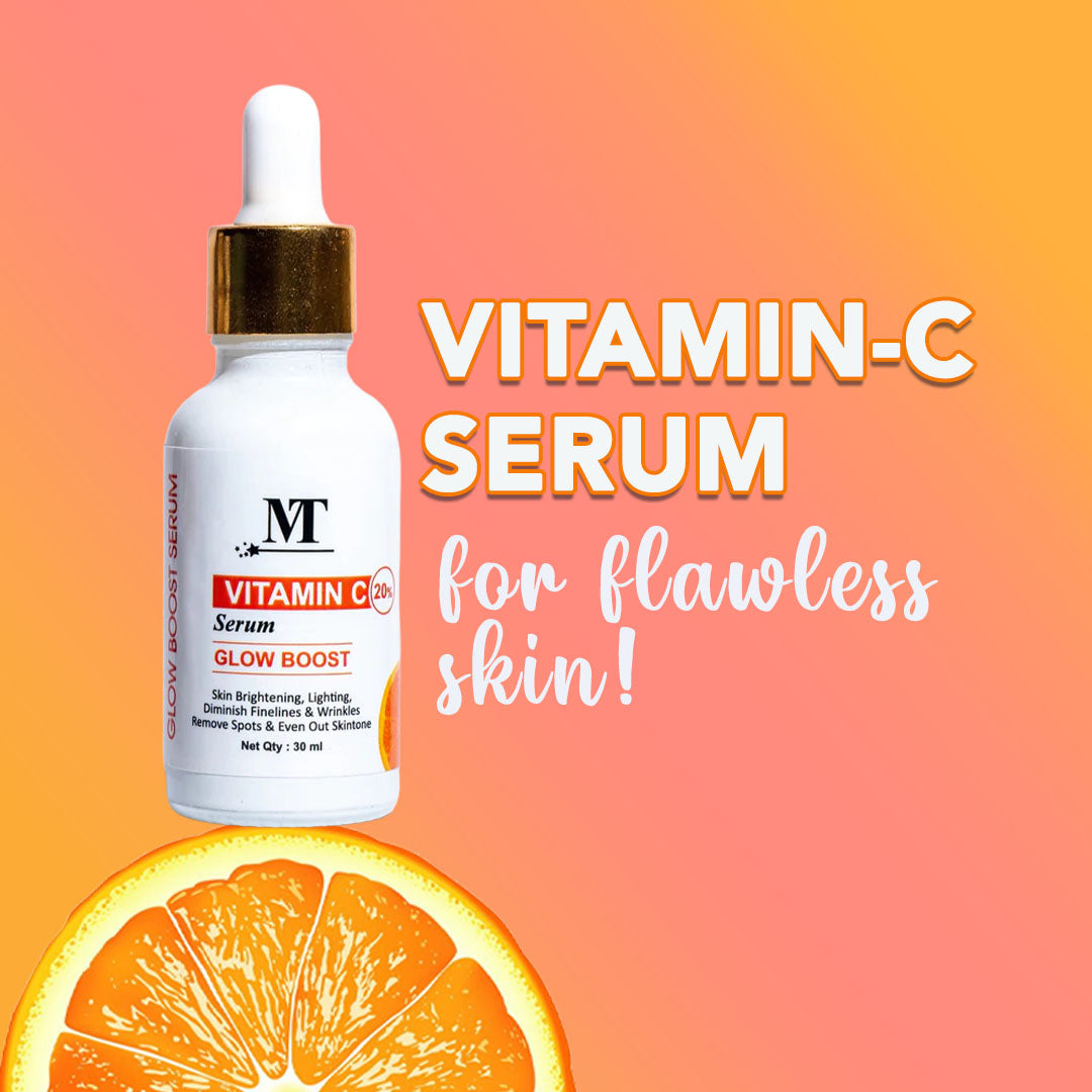 VITAMIN C SERUM (GLOW BOOSTER) & 🎁𝐅𝐫𝐞𝐞 𝐒𝐮𝐫𝐩𝐫𝐢𝐬𝐞 𝐆𝐢𝐟𝐭🎁