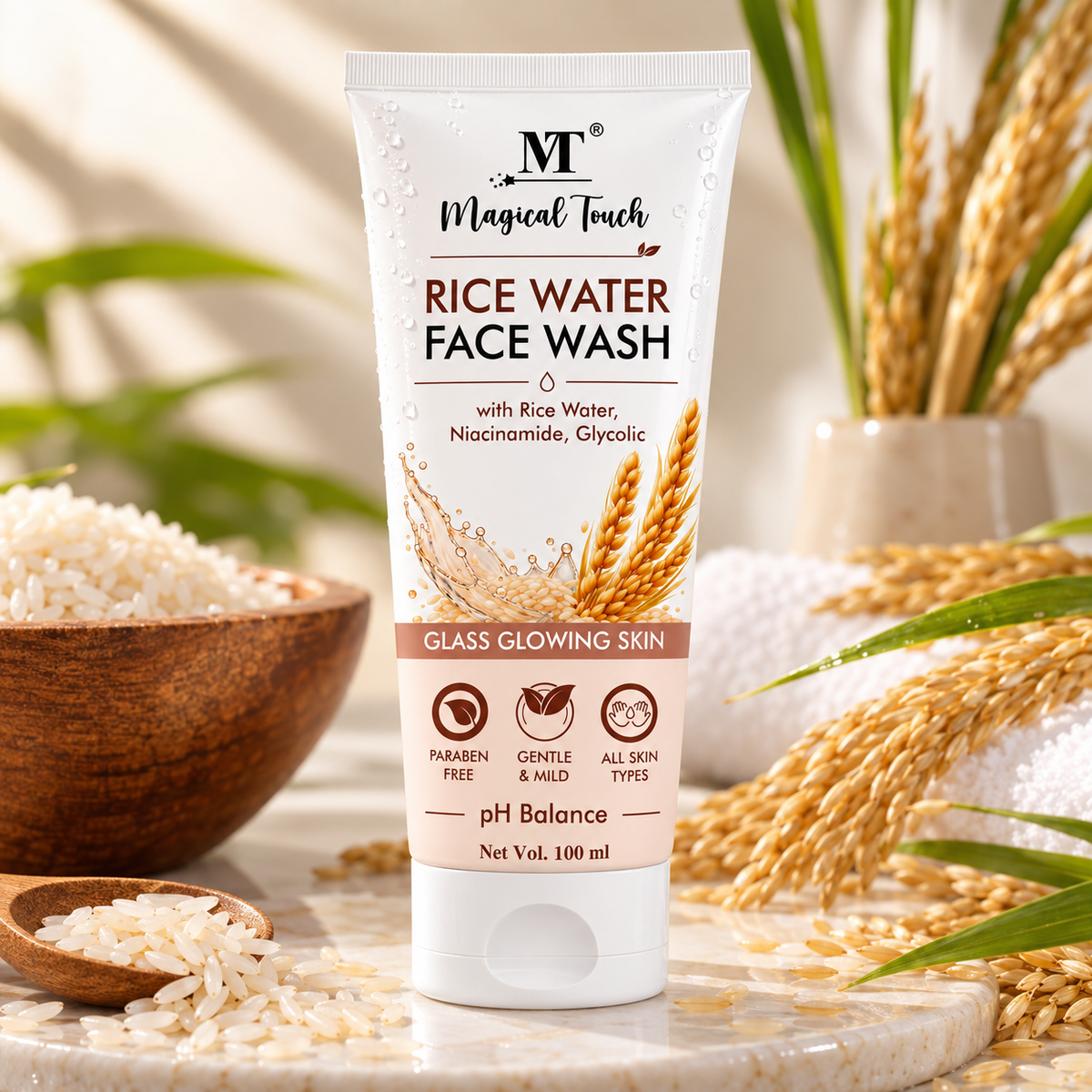 Buy 1 Get 1 Rice Water Facewash for Glass Glow Skin