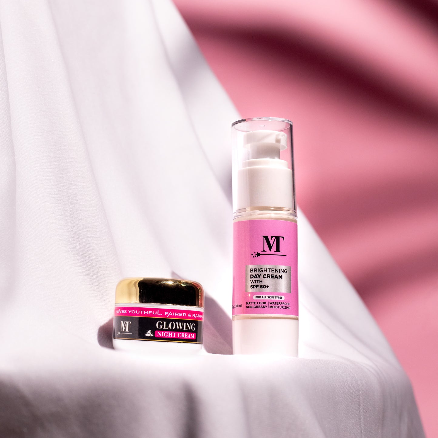 GLOW & BRIGHT COMBO (Glowing Night cream + Brightening Day Cream Spf 50+)