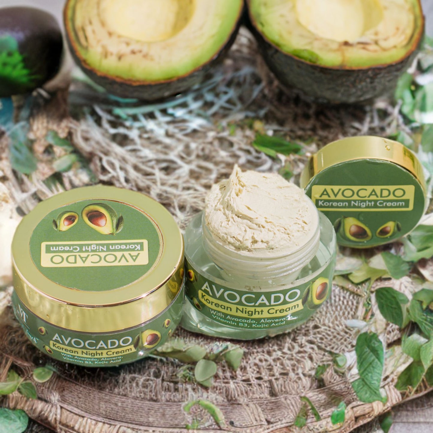 Magical Touch Korean Avocado Beauty Night Cream | Skin Repair & Anti-Aging Formula | For Healthy Radiance Overnight | 50 gms