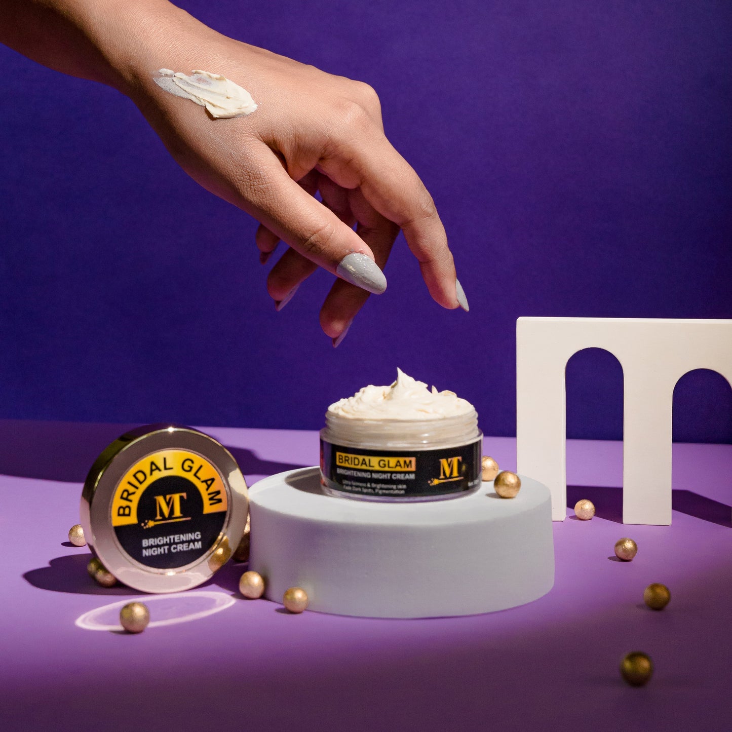 BRIDAL GLAM BRIGHTENING NIGHT CREAM Night Cream magicaltouch
