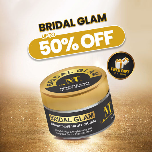 BRIDAL GLAM BRIGHTENING NIGHT CREAM &  🎁𝐅𝐫𝐞𝐞 𝐒𝐮𝐫𝐩𝐫𝐢𝐬𝐞 𝐆𝐢𝐟𝐭🎁