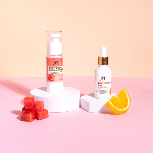 Bright Boost Moisturizer + Vitamin c Serum