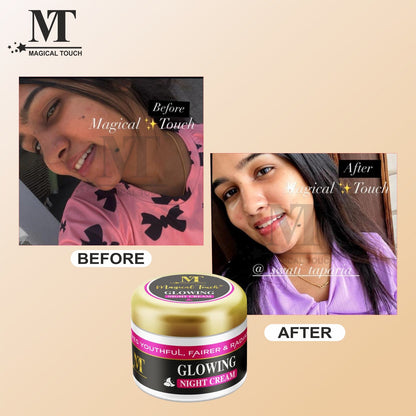 GLOWING NIGHT CREAM (Super Glowing Skin)  🎁𝐅𝐫𝐞𝐞 𝐒𝐮𝐫𝐩𝐫𝐢𝐬𝐞 𝐆𝐢𝐟𝐭🎁