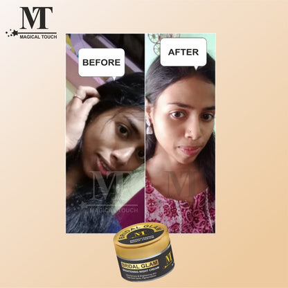 Buy 2 Get 1 Free Bridal Glam Korean Night Cream – 7 Days Results Challange