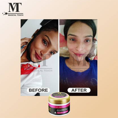 GLOWING NIGHT CREAM (Super Glowing Skin)  🎁𝐅𝐫𝐞𝐞 𝐒𝐮𝐫𝐩𝐫𝐢𝐬𝐞 𝐆𝐢𝐟𝐭🎁