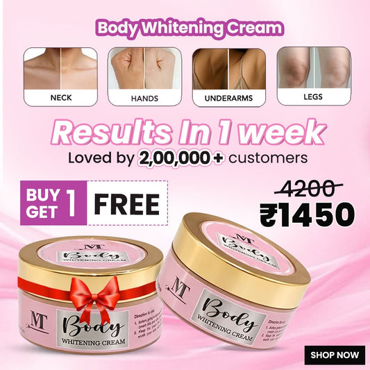 Body Whitening Cream (body parts like hands, legs, knees, elbows, neck, underarms, dark patches) (50 grams)
