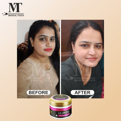 GLOWING NIGHT CREAM (Super Glowing Skin)  🎁𝐅𝐫𝐞𝐞 𝐒𝐮𝐫𝐩𝐫𝐢𝐬𝐞 𝐆𝐢𝐟𝐭🎁