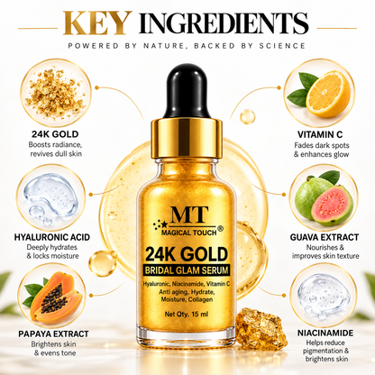 Buy 2 Get 2 FREE- 24K GOLD BRIDAL GLAM SERUM (Copy)