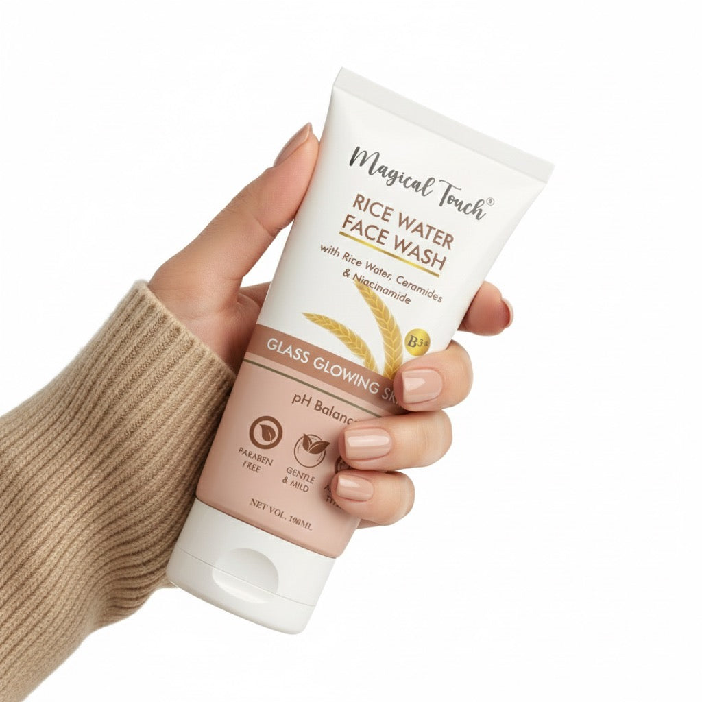 Rice Water Facewash for Glass Glow Skin.