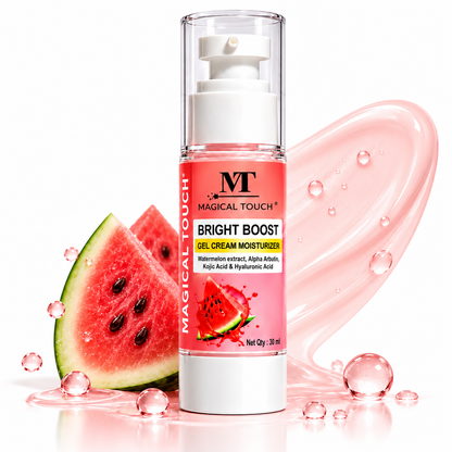 Bright-Boost Gel Cream MOISTURISER - Deep hydration & glowing skin.