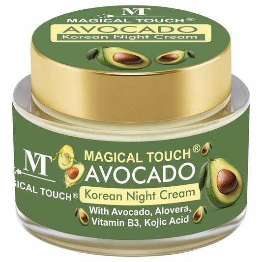 Avocado Korean Night Cream | Skin Brightening and Whitening | Results in 7 Days (30 grams)