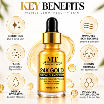 Buy 2 Get 2 FREE- 24K GOLD BRIDAL GLAM SERUM (Copy)