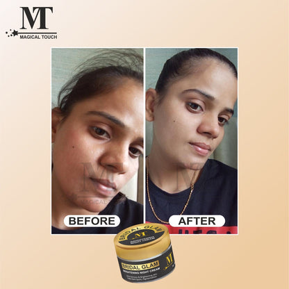 Buy 2 Get 1 Free Bridal Glam Korean Night Cream – 7 Days Results Challange