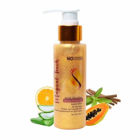 GOLD GLOWING FACEWASH &  🎁𝐅𝐫𝐞𝐞 𝐒𝐮𝐫𝐩𝐫𝐢𝐬𝐞 𝐆𝐢𝐟𝐭🎁
