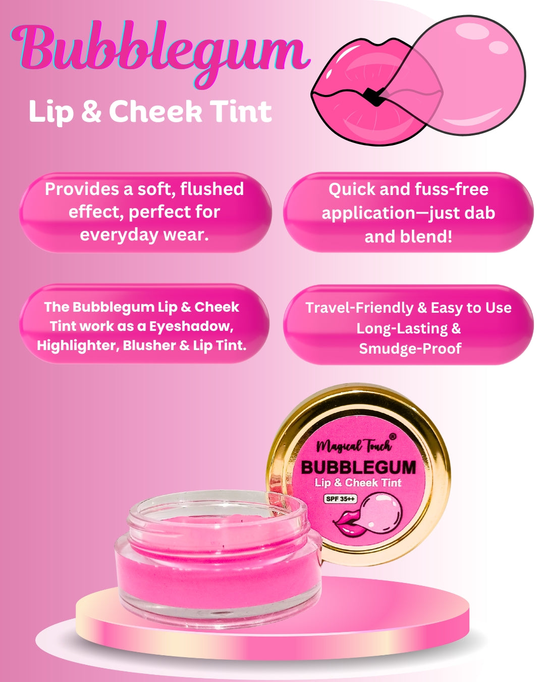 BUBBLEGUM LIP & CHEEK TINT