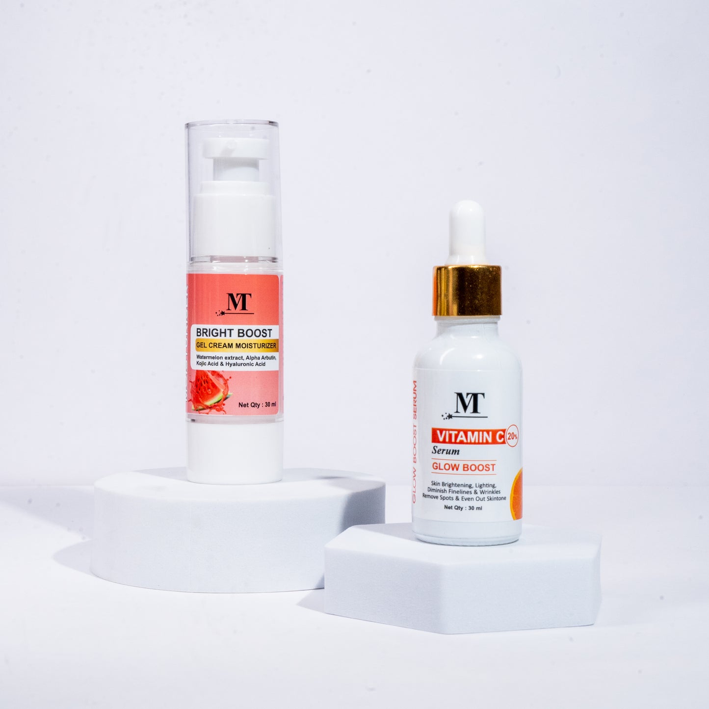 Bright Boost Moisturizer + Vitamin c Serum