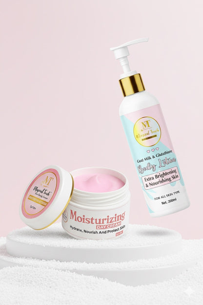 BUY 1 BODY LOTION + GET 1 MOISTURISER FREE 🎁 Winter Skincare (Face & Body Combo) Body Lotion with Spf + Moisturiser with Spf. Deep hydration.