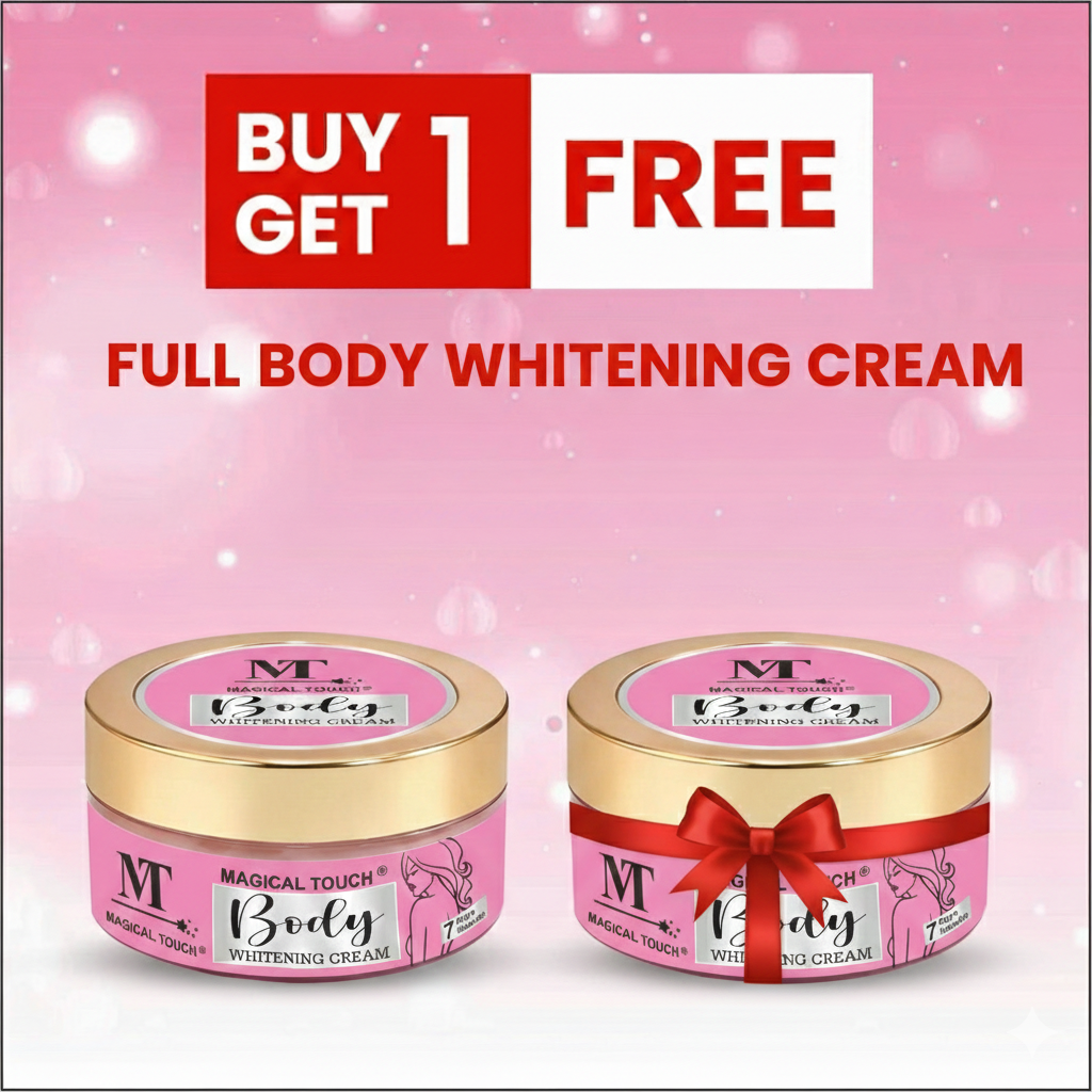 Buy 1 Get 1 Free Body Whitening Night Cream | Targets Uneven Skintone & Tanning- Results in just 7 days (50 grams)