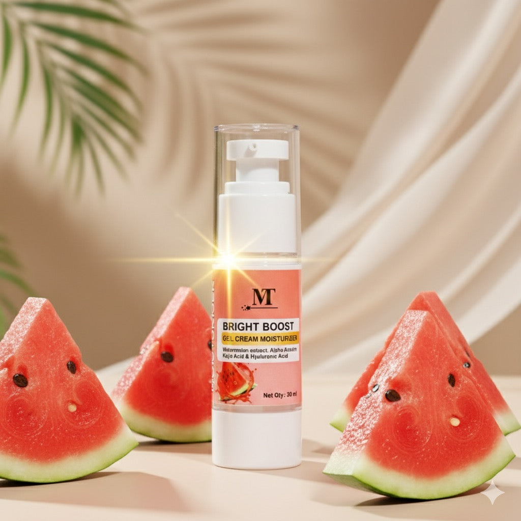 GEL CREAM MOISTURISER (Hyaluronic Acid + Alpha Arbutin + Kojic Acid + Watermelon extracts)