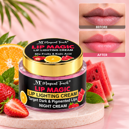 LIP LIGHTENING CREAM - 7 days visible results. Remove dark lips, pigmented lips, smoking lips and make soft clear and pinkish lips (30 gms)