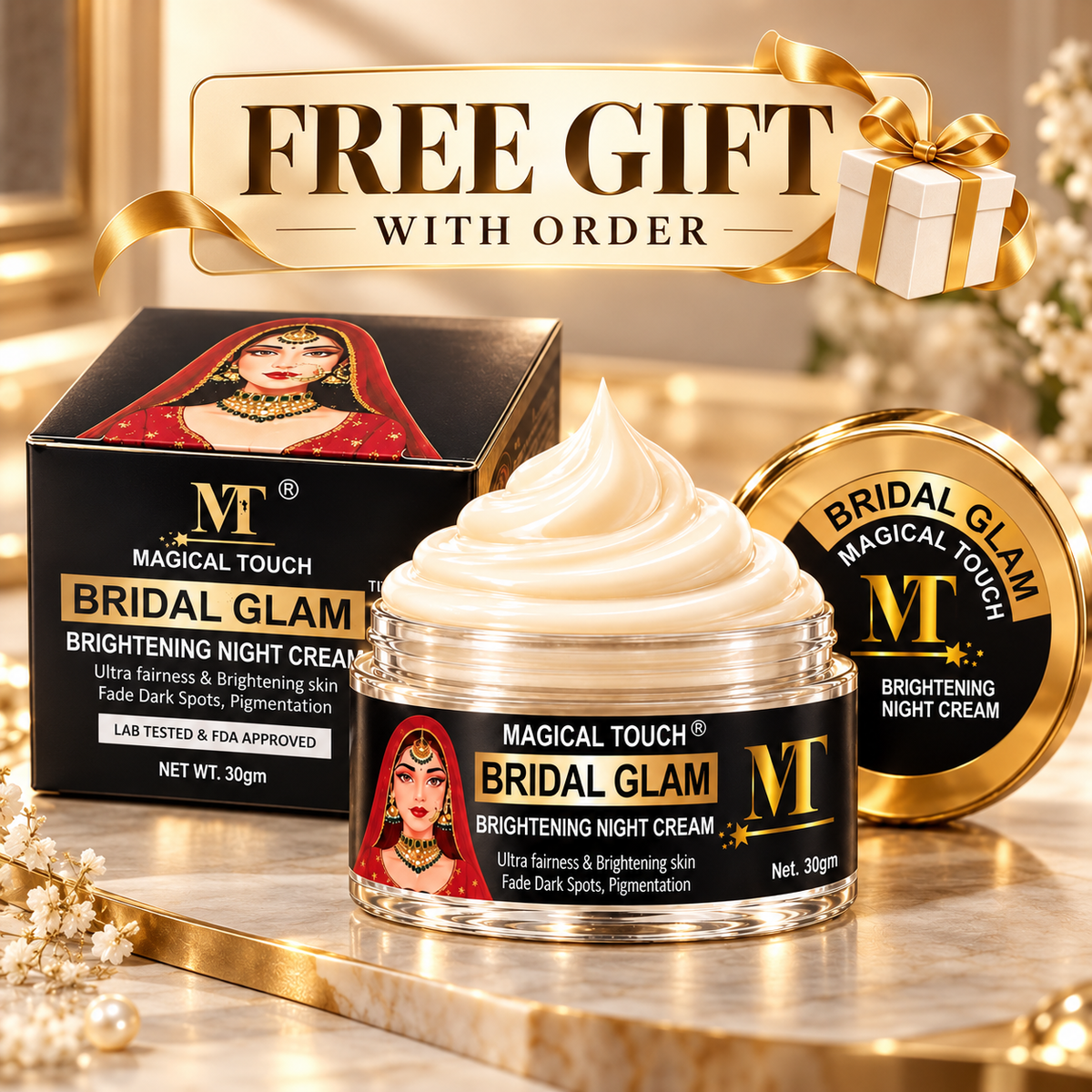 Bridal Glam Night Cream - Results in 10 Days (30 gms)