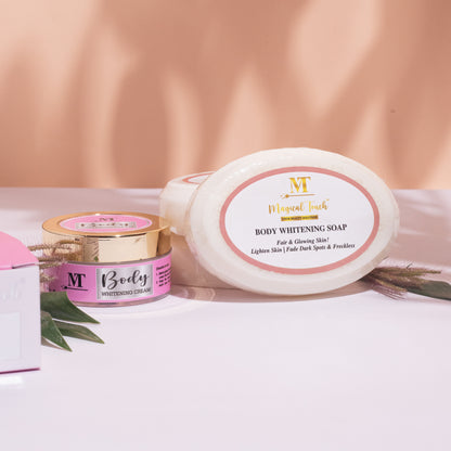 FULL BODY WHITENING COMBO (NIGHT CREAM + SOAP) & 🎁𝐅𝐫𝐞𝐞 𝐒𝐮𝐫𝐩𝐫𝐢𝐬𝐞 𝐆𝐢𝐟𝐭🎁