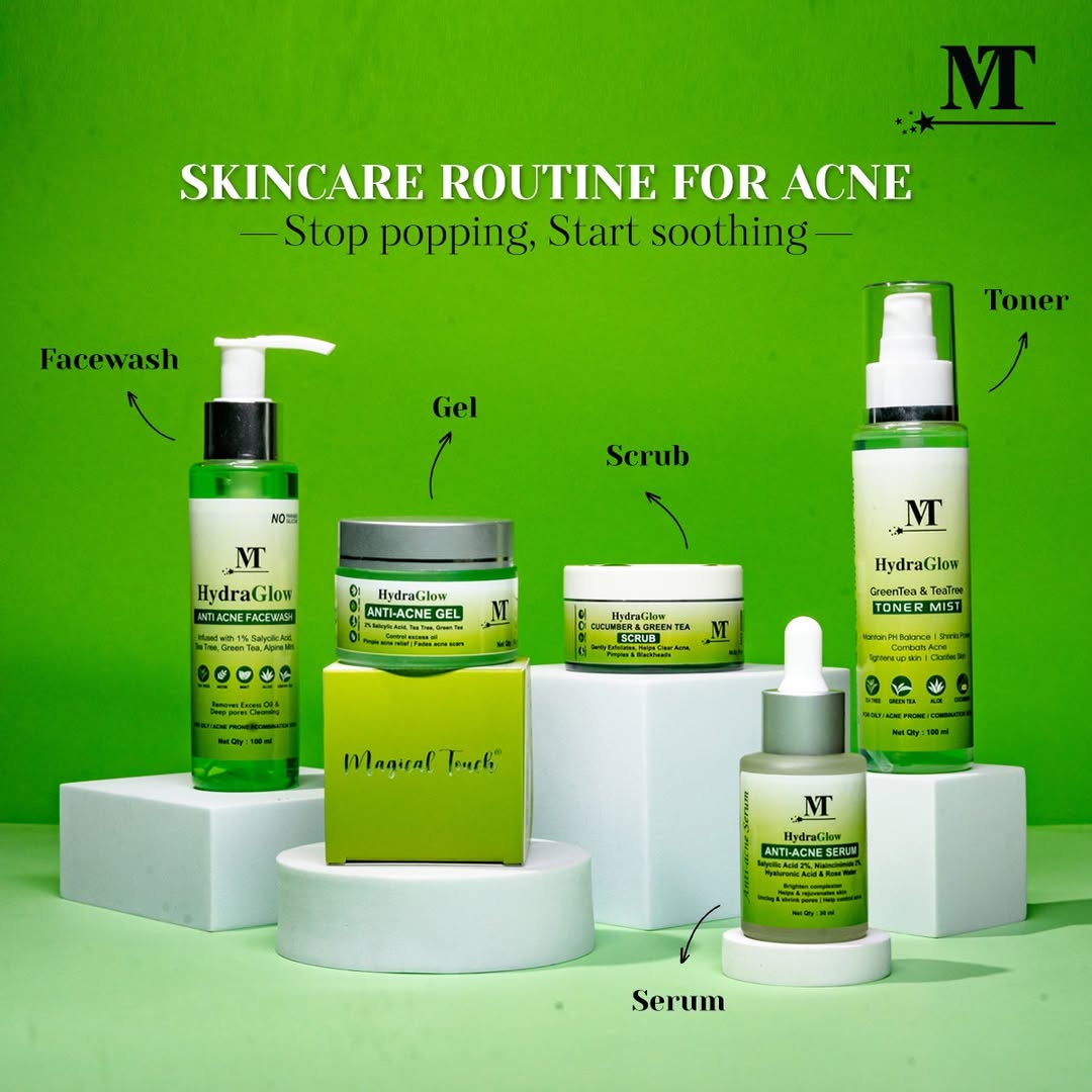 HYDRA GLOW ANTI ACNE COMBO (FOR ACNE FREE & GLOWING SKIN)