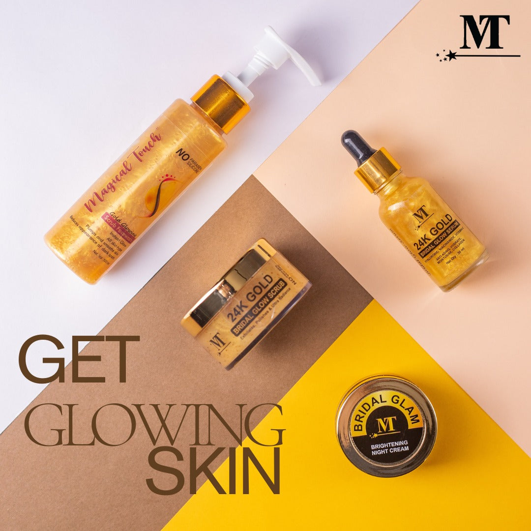 BRIDAL GLOW KIT (NIGHT CREAM + FACEWASH + SERUM+ SCRUB)
