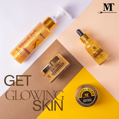 BRIDAL GLOW KIT (NIGHT CREAM + FACEWASH + SERUM+ SCRUB)