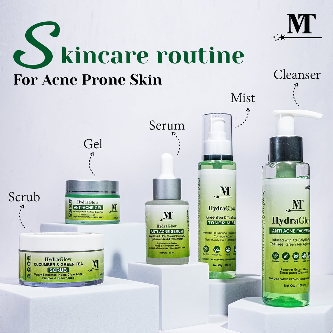 HYDRA GLOW ANTI ACNE COMBO (FOR ACNE FREE & GLOWING SKIN)