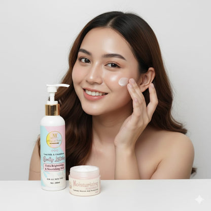 WINTER GLOW DUO - BODY LOTION & MOISTURISER DAY CREAM ( EXTRA BRIGHTENING & NOURISHING SKIN)