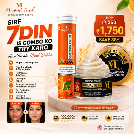 GLOW BOOSTER COMBO for Skin Brightening, Glass Glowing Skin, Spot Reduction & Glow Booster I Results in 7 days