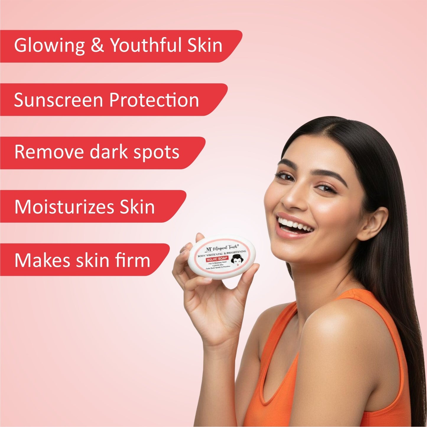 Pack of 3 Full Body Whitening Kojic Soap | Pigmentation & Spots lightening - (2 weeks results)