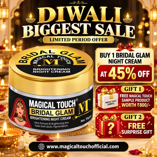 5 hours sale- Bridal Glam Night Cream - Results in 10 Days (30 gms) | Ultra Fairness & Glowing Skin